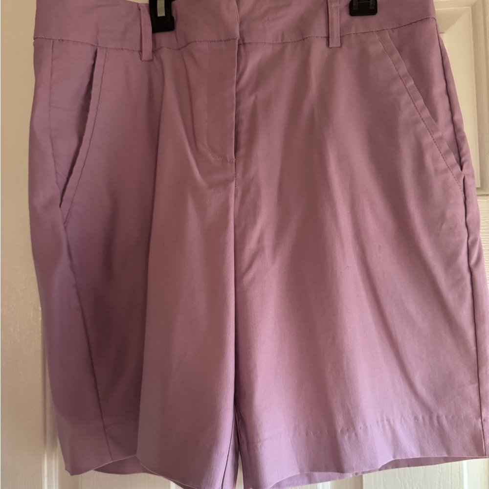 New Directions Purple Bermuda Shorts